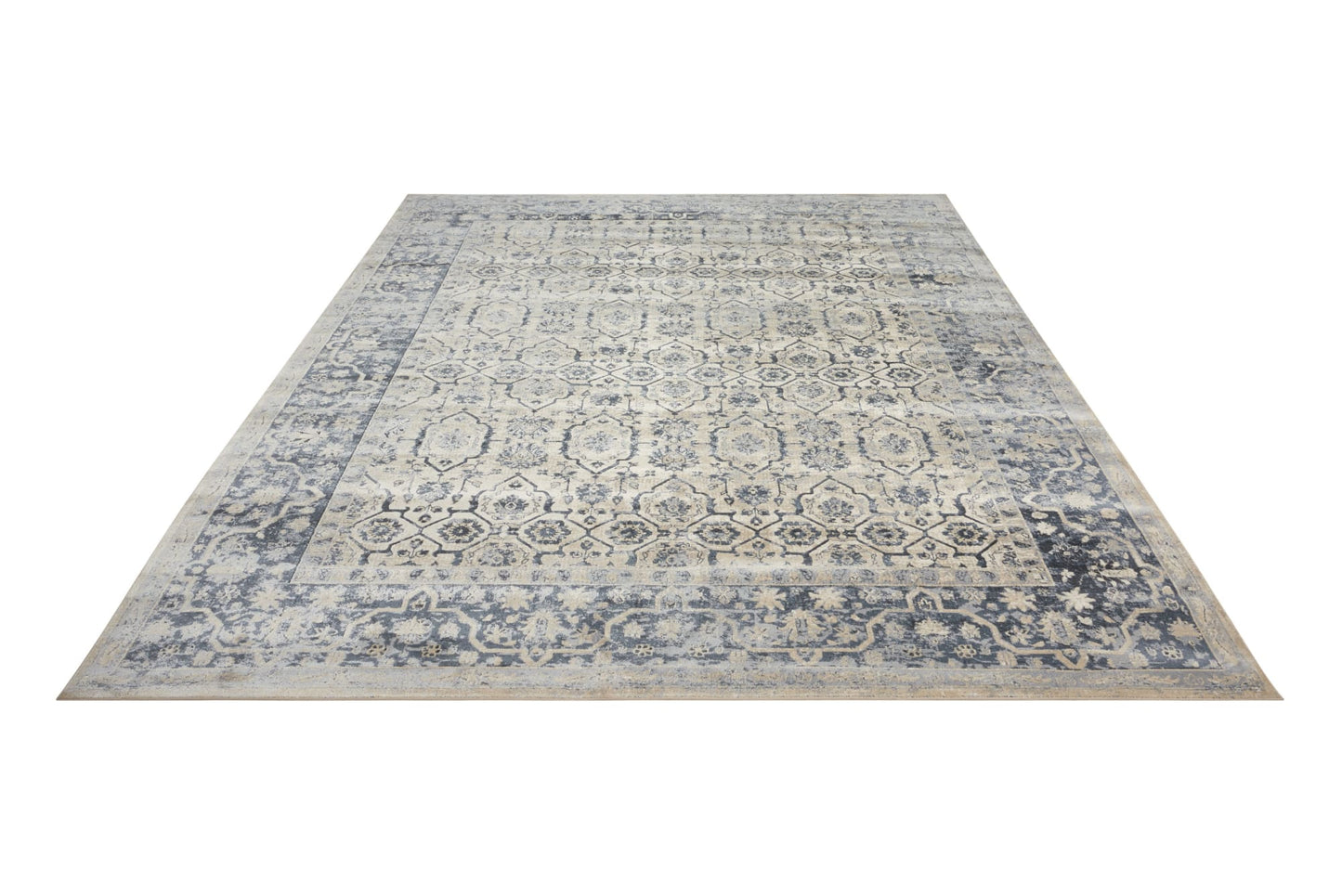 aRmanica IVORY/BLUE RUG by NOURISON