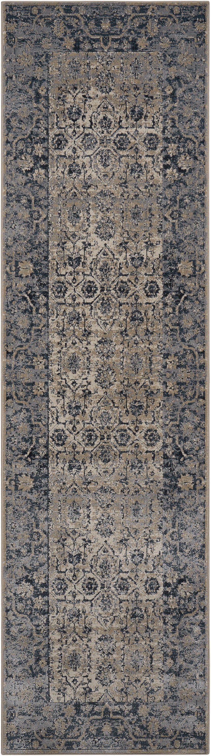 aRmanica IVORY/BLUE RUG by NOURISON