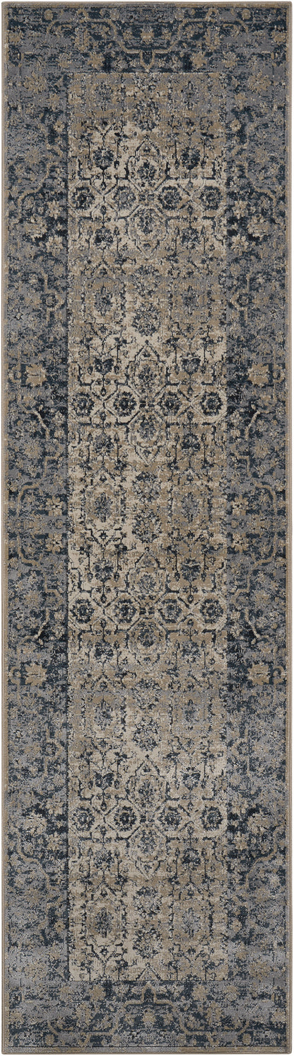 aRmanica IVORY/BLUE RUG by NOURISON