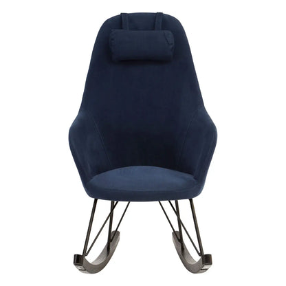 aRmanica AURA BLUE FABRIC ROCKING CHAIR