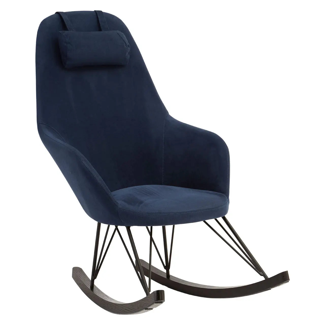 aRmanica AURA BLUE FABRIC ROCKING CHAIR