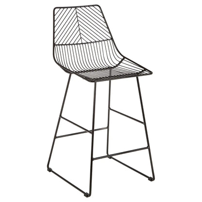 aRmanica MANHATAN BLACK METAL WIRE TAPERED WIRE CHAIR