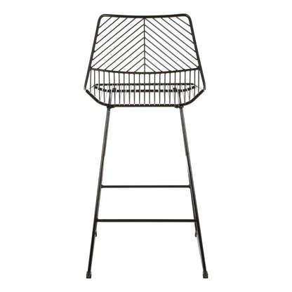 aRmanica MANHATAN BLACK METAL WIRE TAPERED WIRE CHAIR