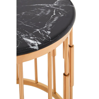 aRmanica Round Finish Side Table