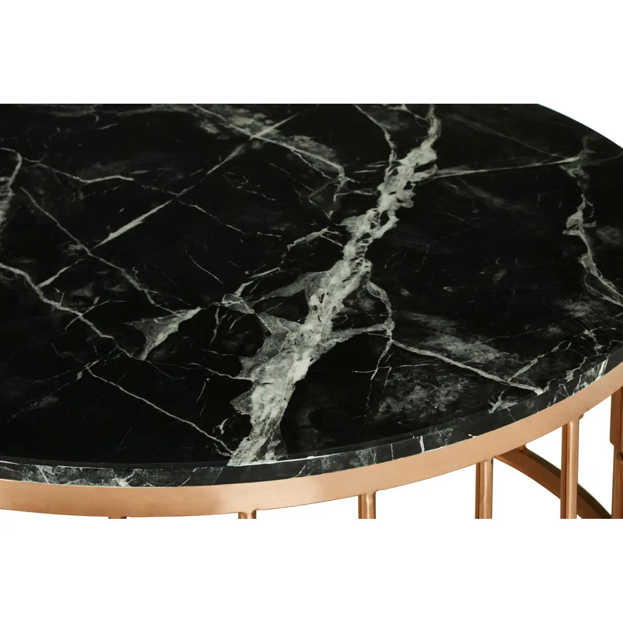 aRmanica  Marble Top Round Coffee Table