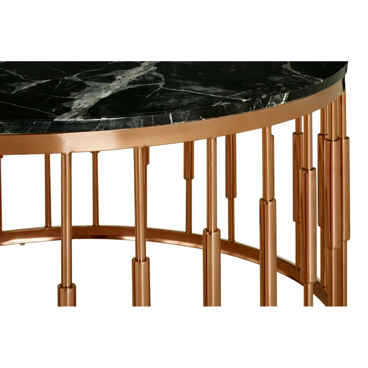 aRmanica  Marble Top Round Coffee Table