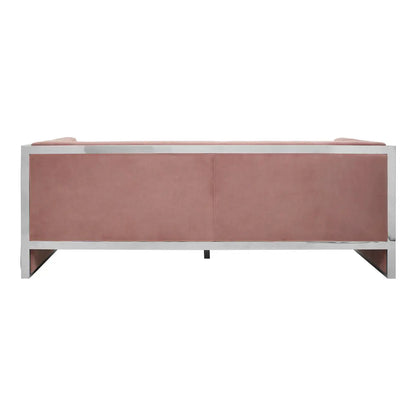 aRmanica VOGUE 3 SEAT PINK VELVET SOFA