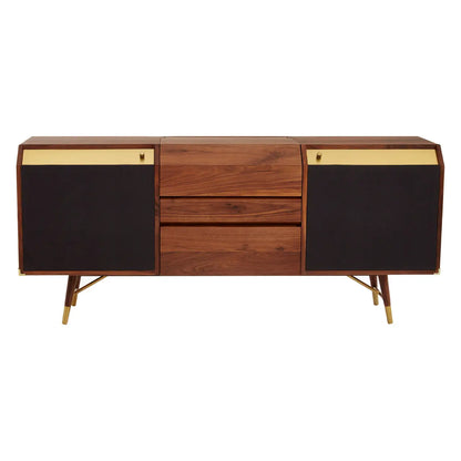 aRmanica KENSA WALNUT WOOD / BRASS SIDEBOARD