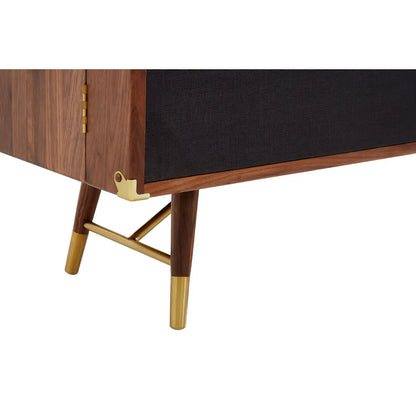 aRmanica KENSA WALNUT WOOD / BRASS SIDEBOARD