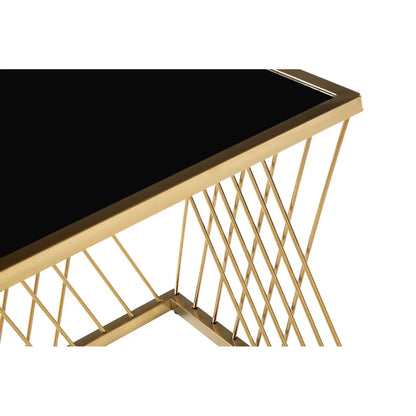 aRmanica  Set Of 3 Gold Nesting Tables