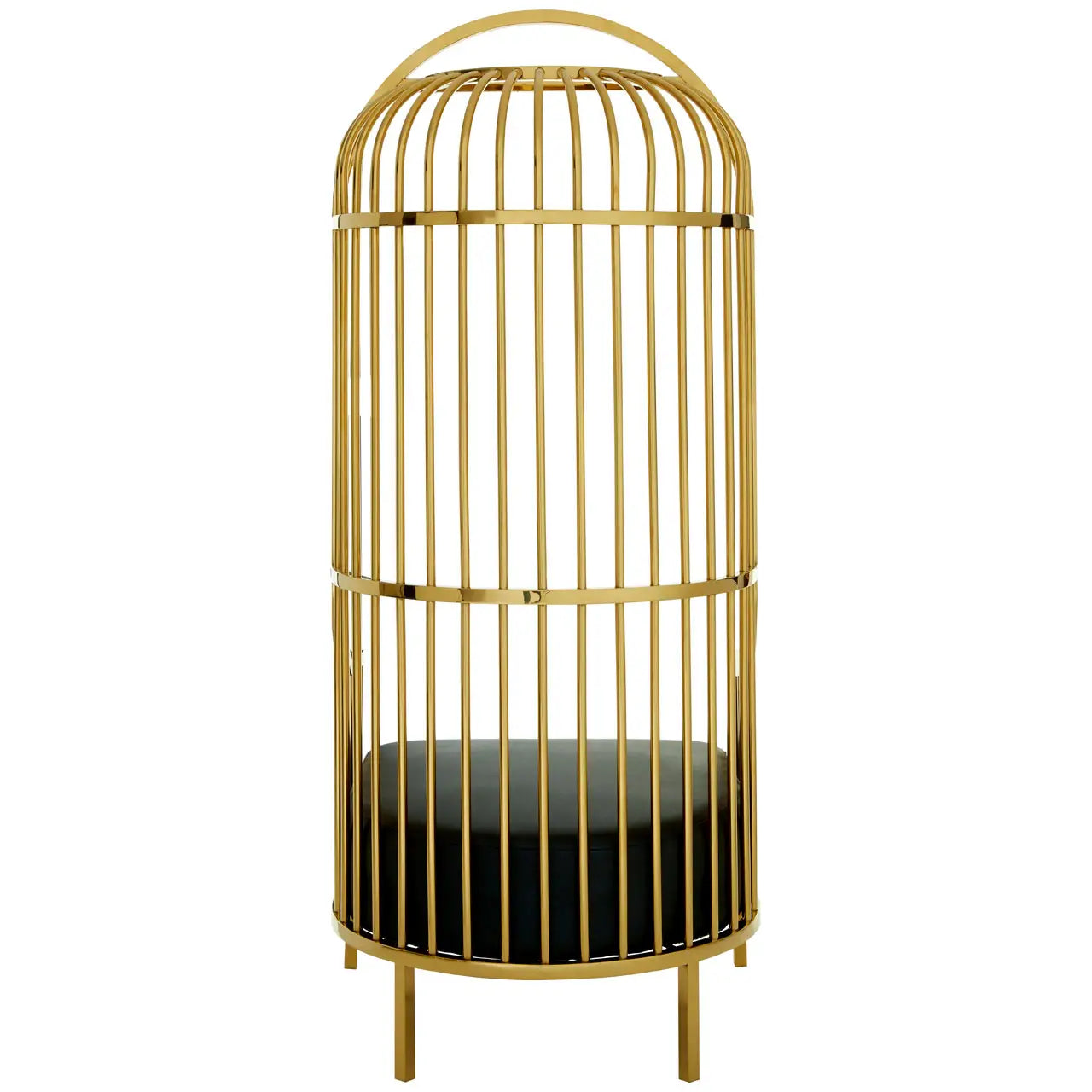 aRmanica ELIZA GOLD FINISH DOME CAGE CHAIR