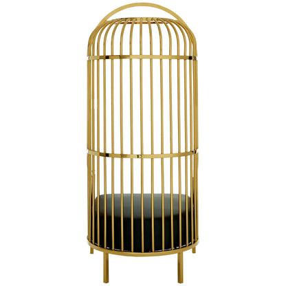 aRmanica ELIZA GOLD FINISH DOME CAGE CHAIR