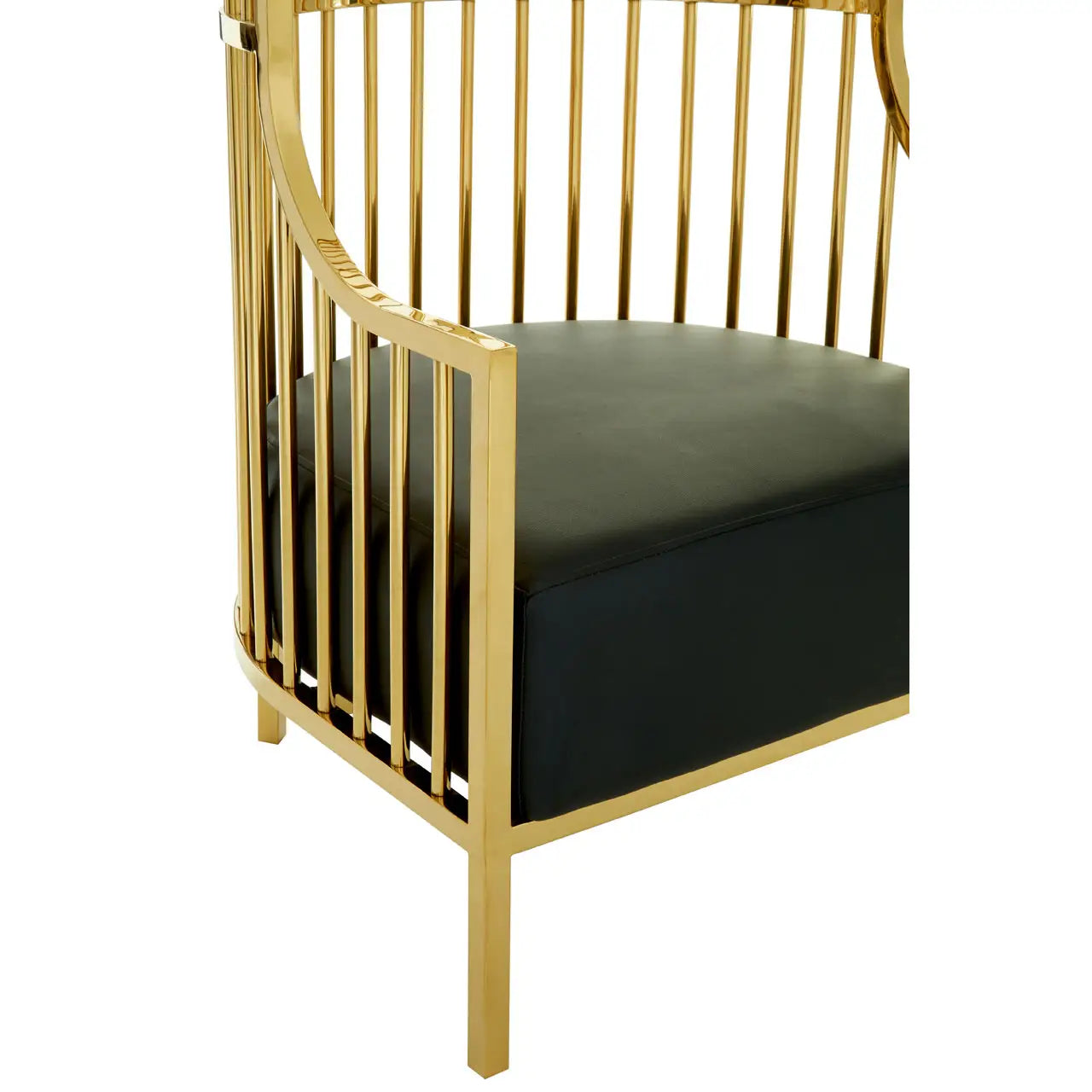 aRmanica ELIZA GOLD FINISH DOME CAGE CHAIR