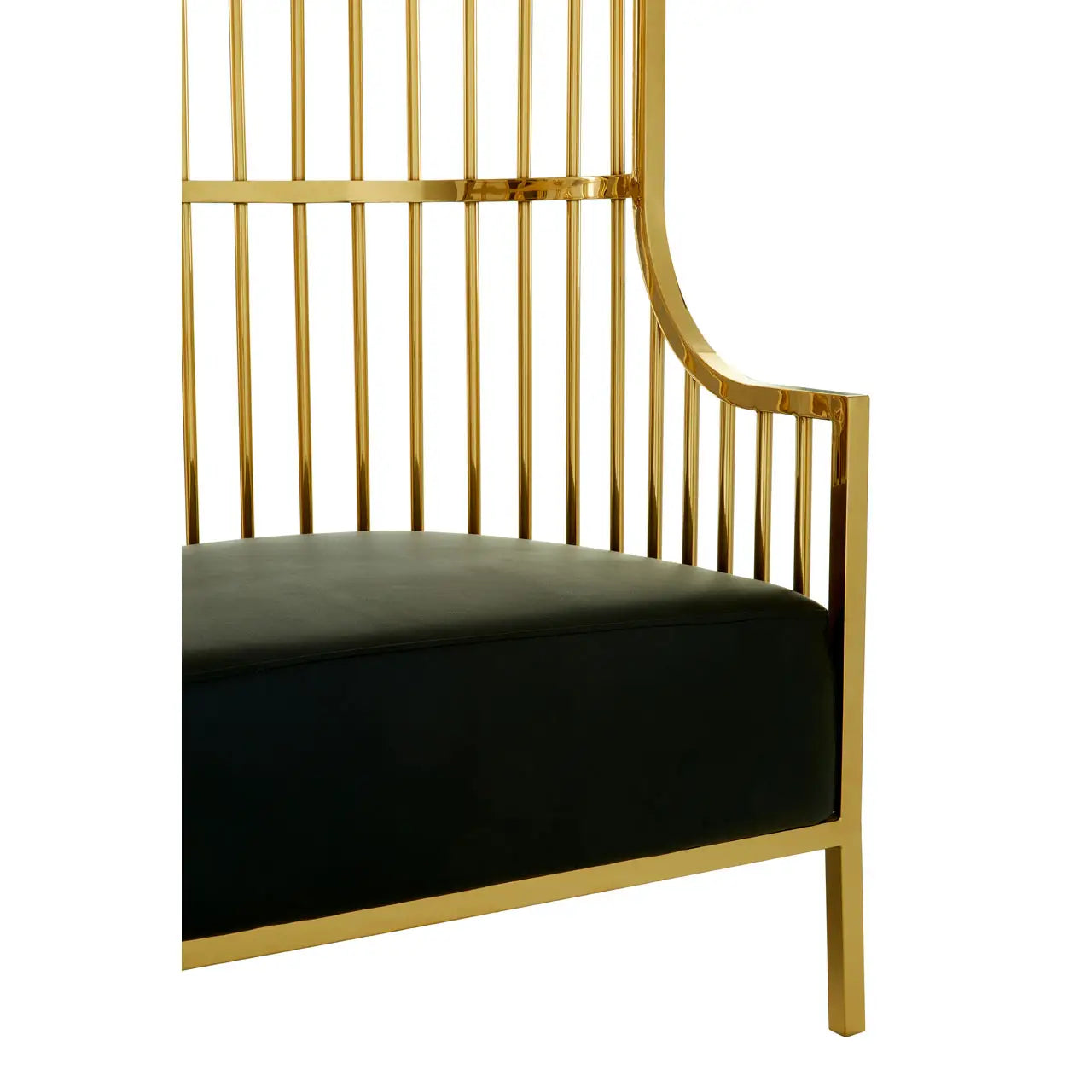 aRmanica ELIZA GOLD FINISH DOME CAGE CHAIR