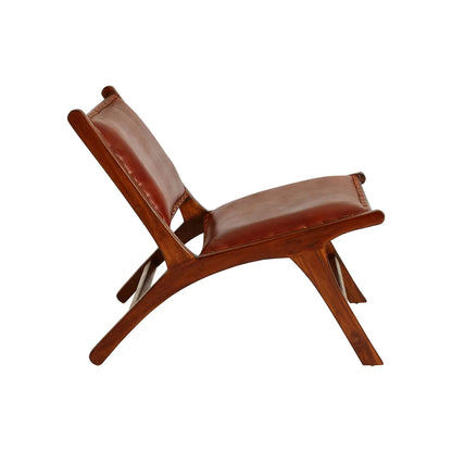 aRmanica ICNA COW LEATHER LOUNGE CHAIR