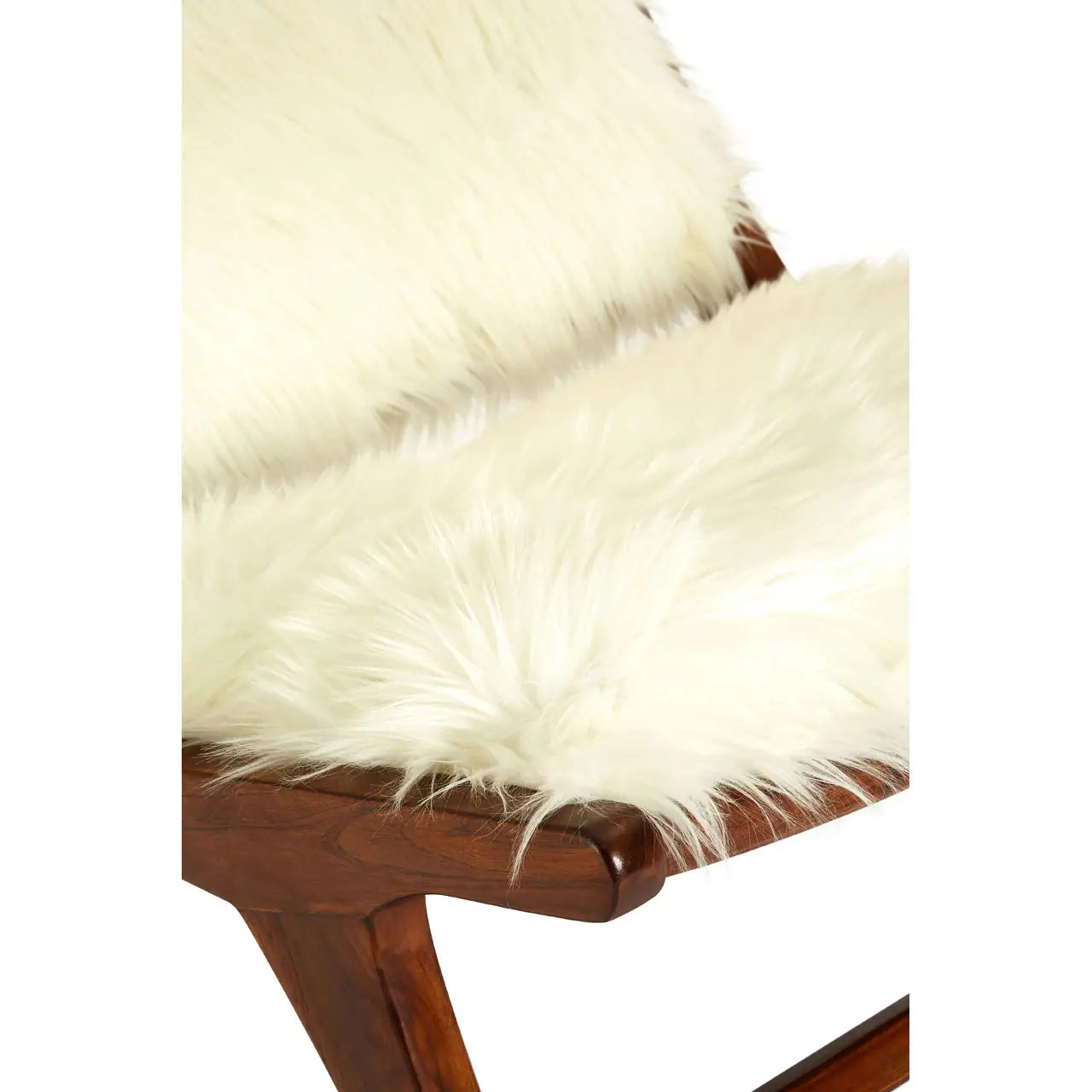 aRmanica ICNA FAUX FUR ANGLED CHAIR