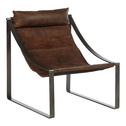 aRmanica NIMONY BROWN LEATHER CHAIR