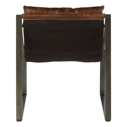 aRmanica NIMONY BROWN LEATHER CHAIR