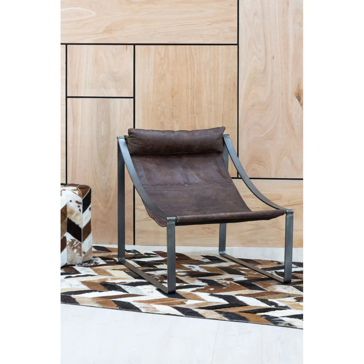 aRmanica NIMONY BROWN LEATHER CHAIR