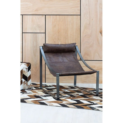 aRmanica NIMONY BROWN LEATHER CHAIR