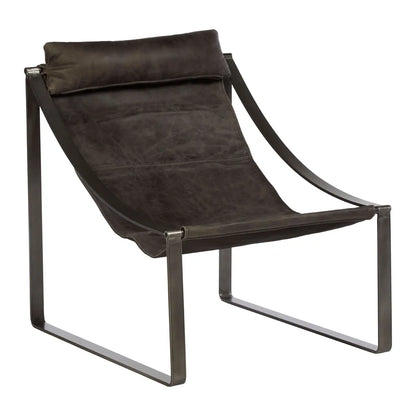 aRmanica NIMONY EBONY LEATHER CHAIR