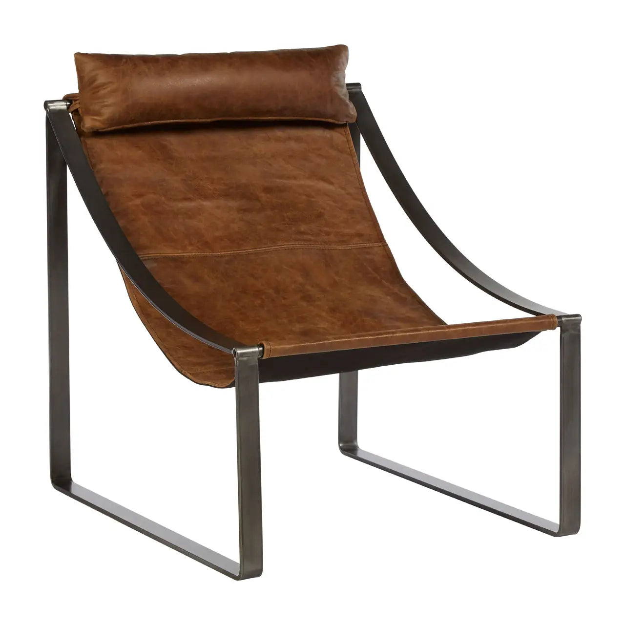 aRmanica NIMONY LIGHT BROWN LEATHER CHAIR