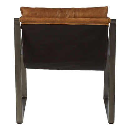 aRmanica NIMONY LIGHT BROWN LEATHER CHAIR