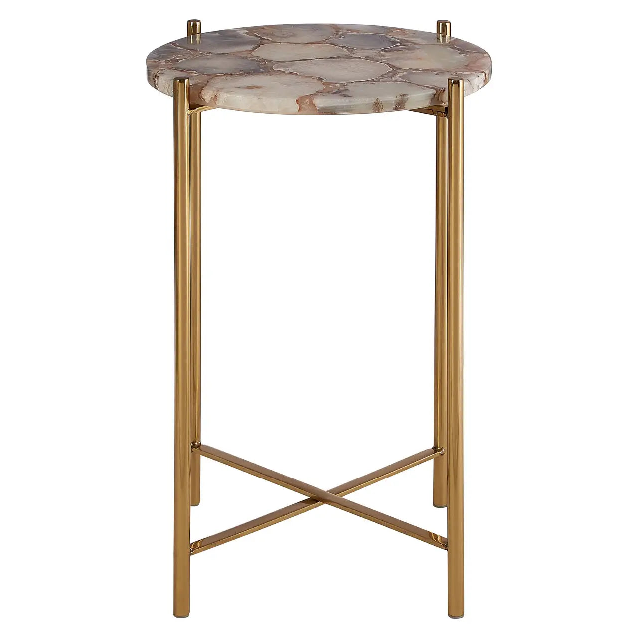 aRmanica VITO NATURAL AGATE SIDE TABLE