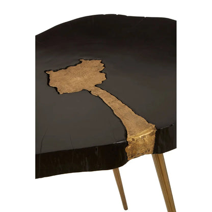 aRmanica ASAMRI BLACK SIDE TABLE IN Acacia Wood