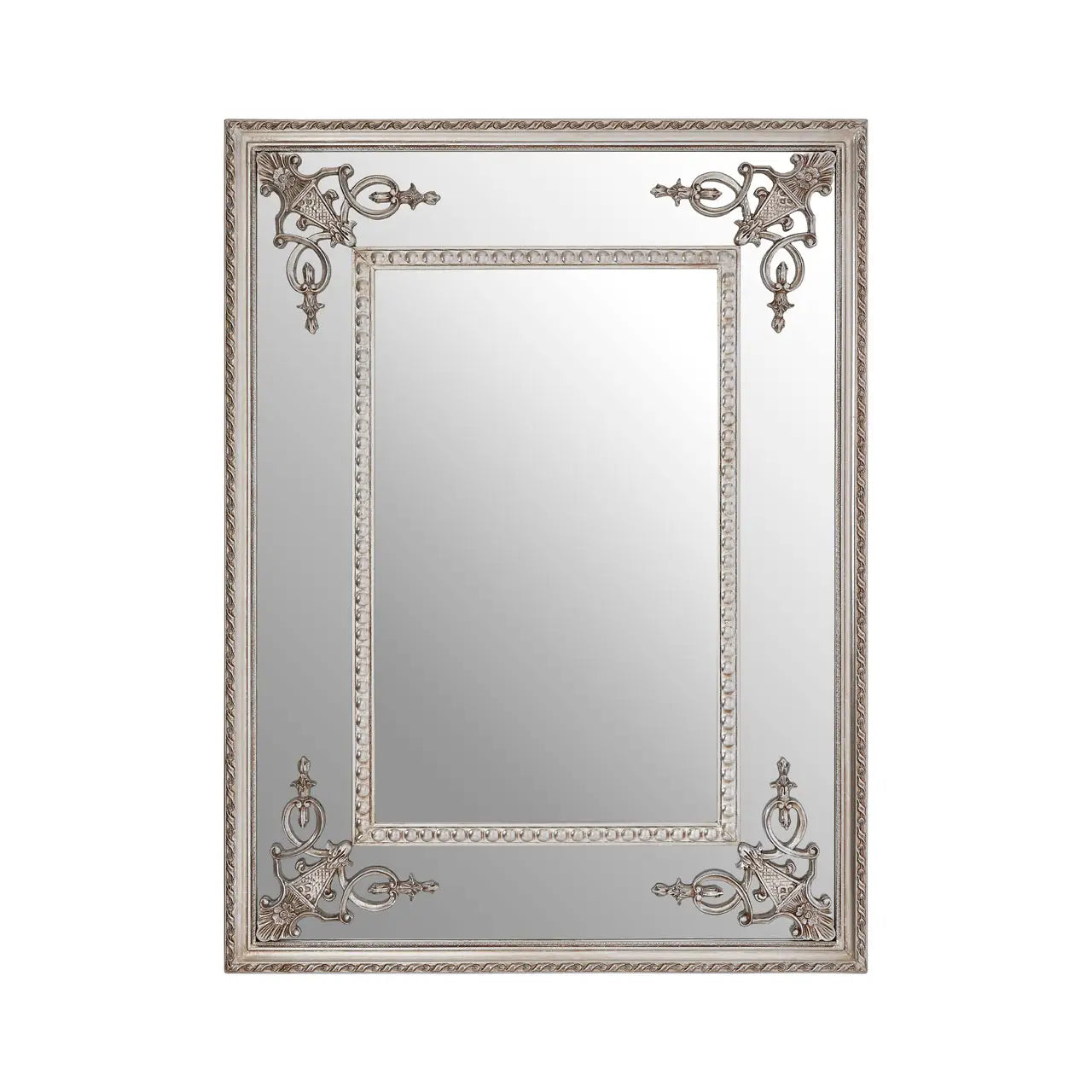 aRmanica MONACO CHAMPAGNE BEAD FRAME WALL MIRROR