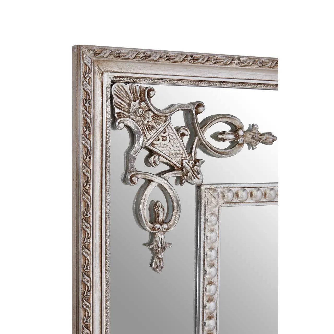 aRmanica MONACO CHAMPAGNE BEAD FRAME WALL MIRROR