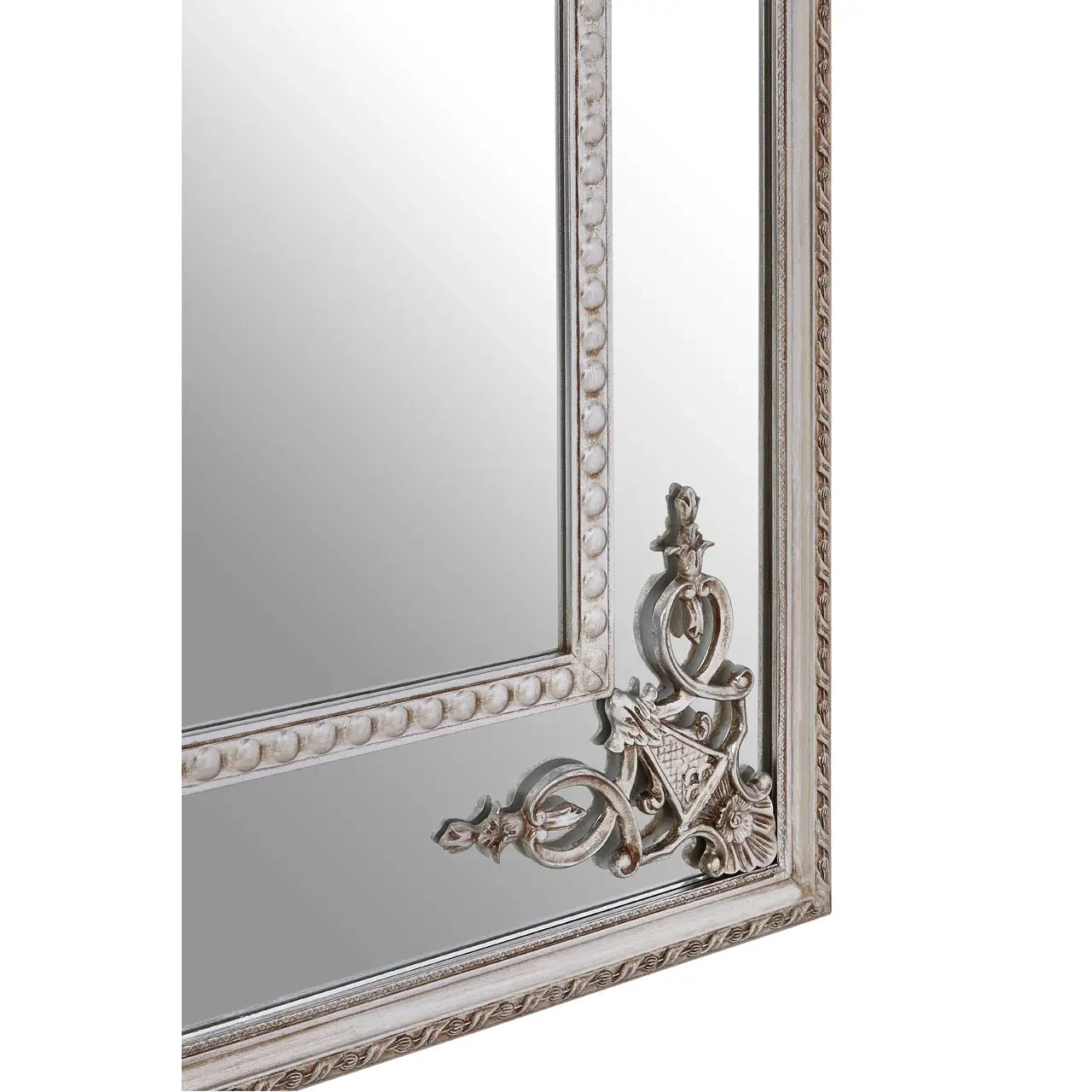 aRmanica MONACO CHAMPAGNE BEAD FRAME WALL MIRROR