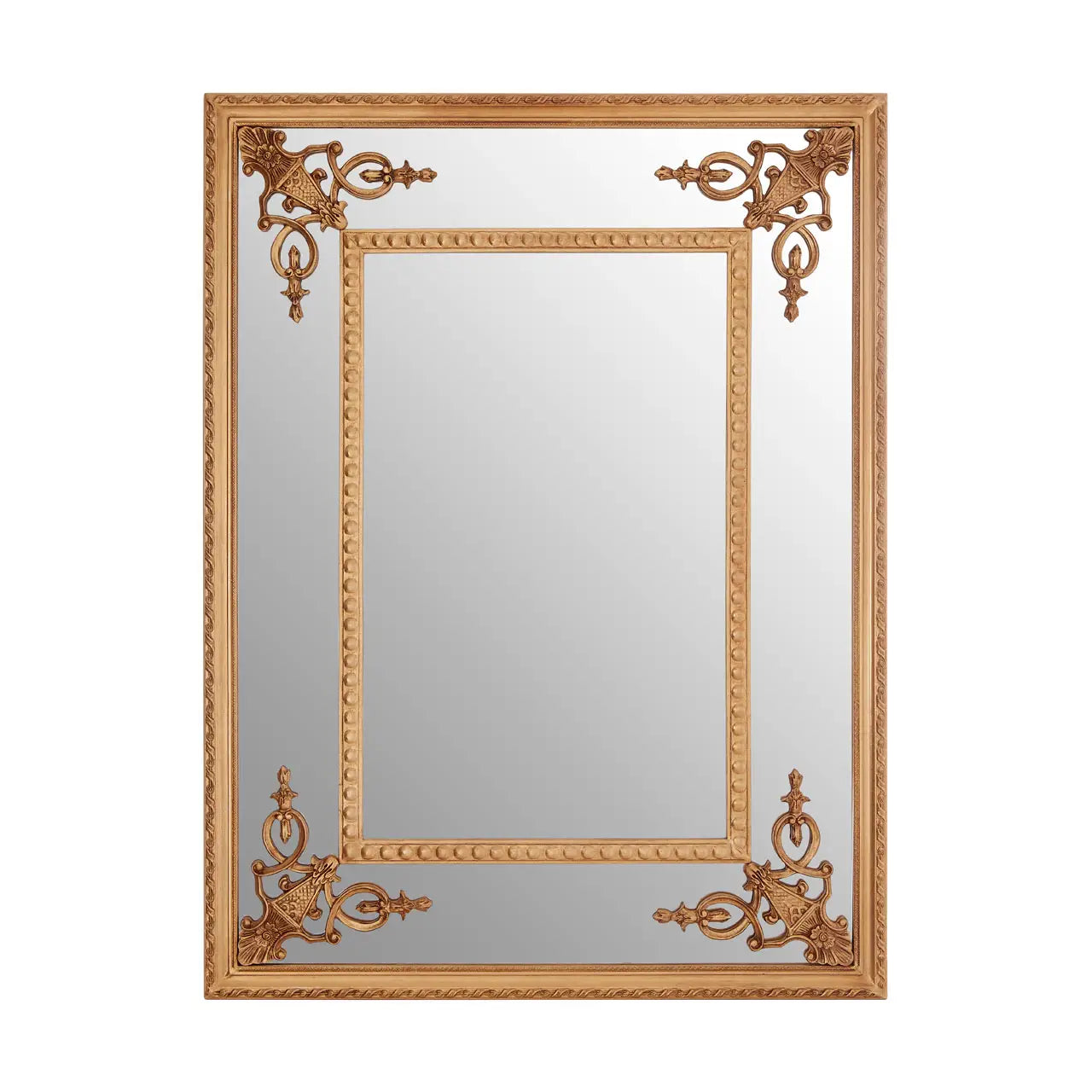 aRmanica MONACO GOLD MOTIFS FRAME WALL MIRROR