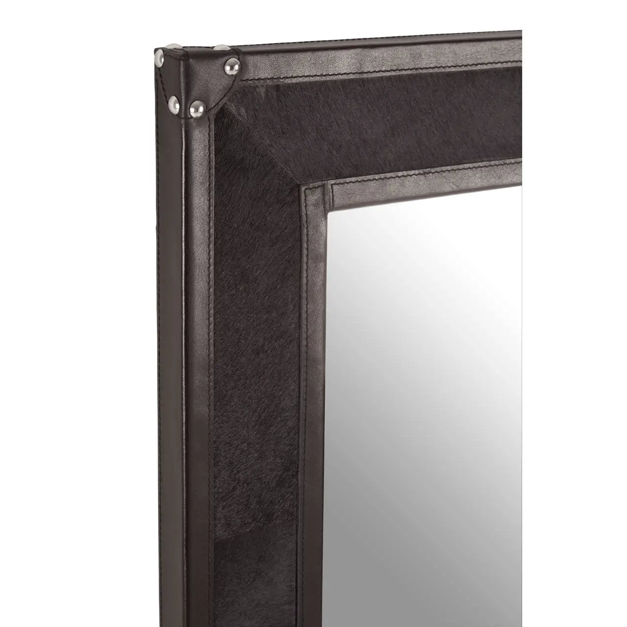 aRmanica MAYFAIR TOWNHOUSE LEATHER FRAME MIRROR