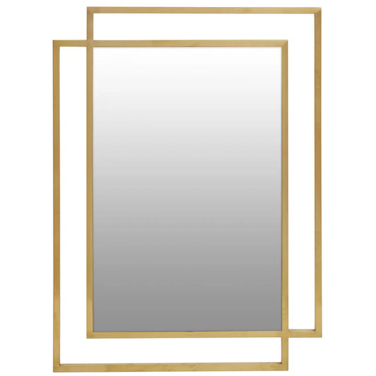 aRmanica LUNAR GOLD BRUSHED LARGE WALL MIRROR