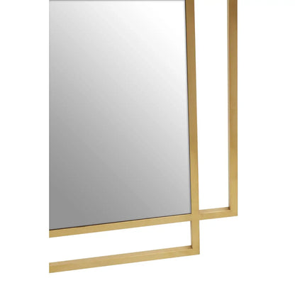 aRmanica LUNAR GOLD BRUSHED LARGE WALL MIRROR