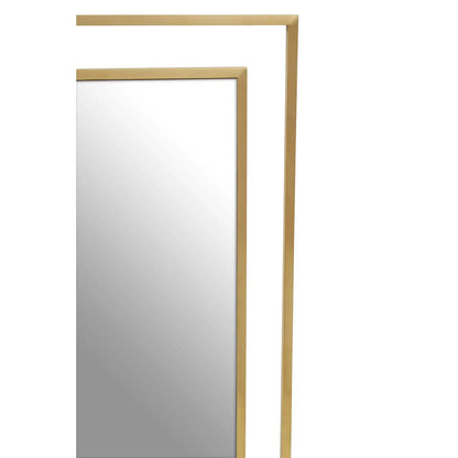 aRmanica LUNAR GOLD BRUSHED LARGE WALL MIRROR