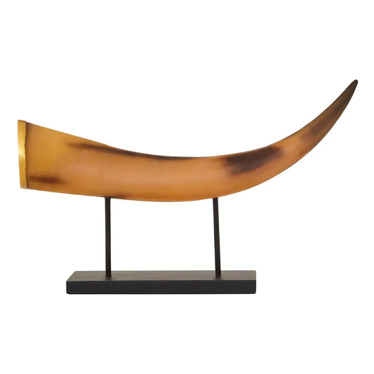 aRmanica ARIA LARGE NATURAL HORN ORNAMENT