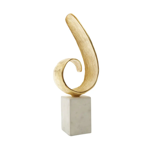 aRmanica MILANO GOLD CURL SCULPTURE