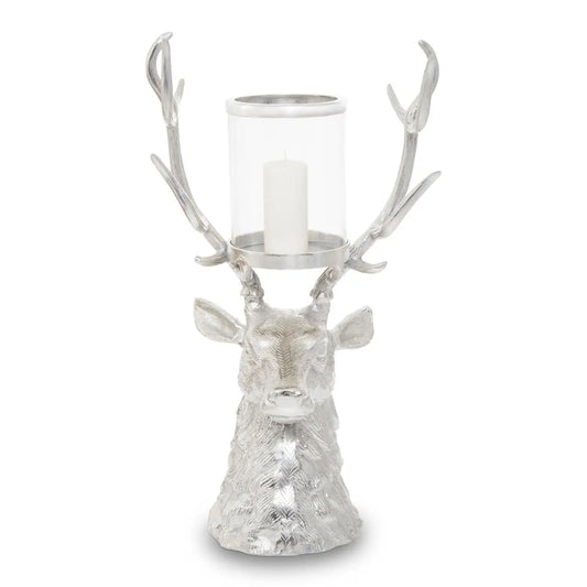 aRmanica CILER STAG GLASS CANDLE HOLDER