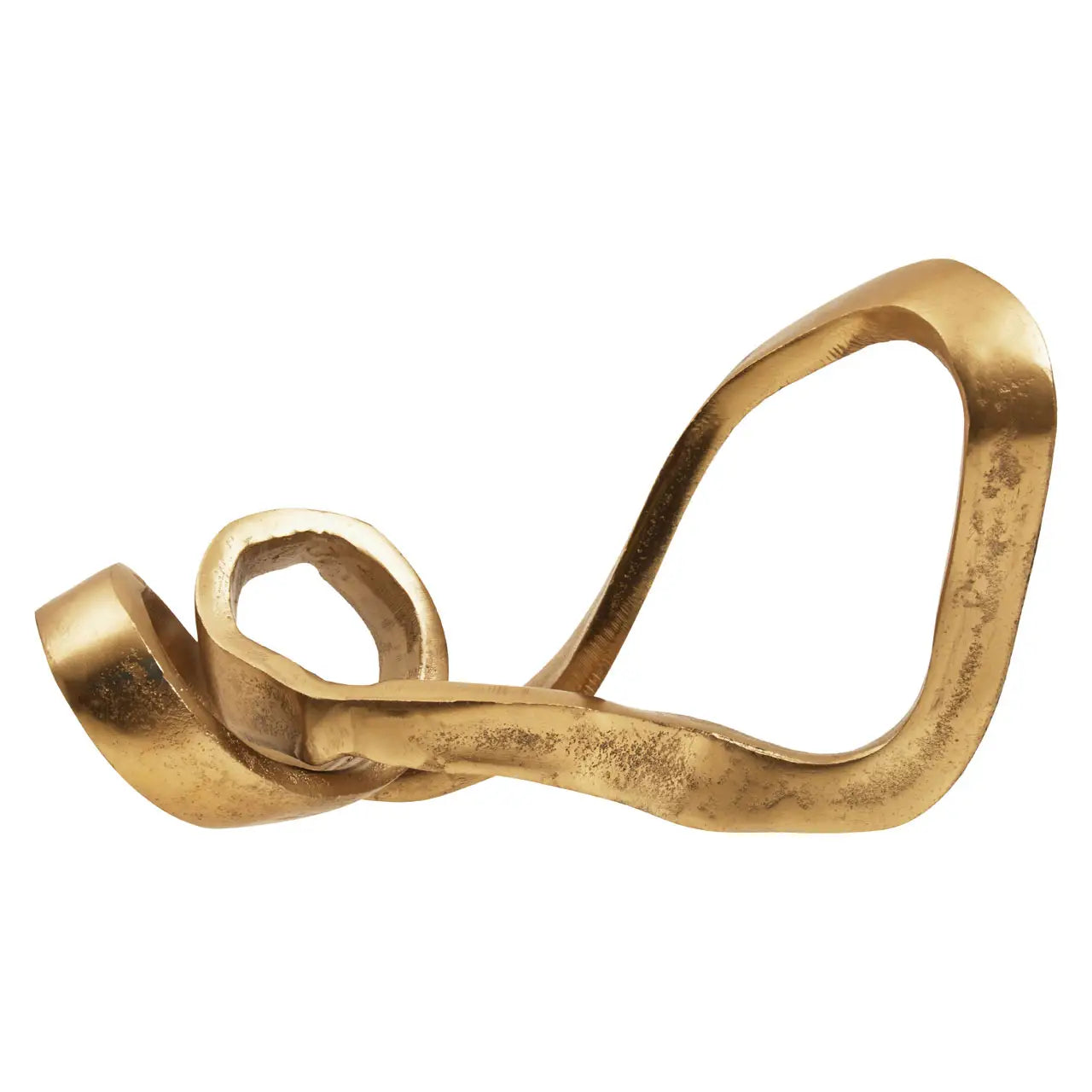 aRmanica PORTO GOLD FINISH KNOT SCULPTURE