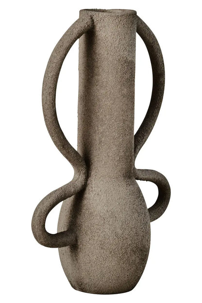 aRmanica Small Textured Grey Vase