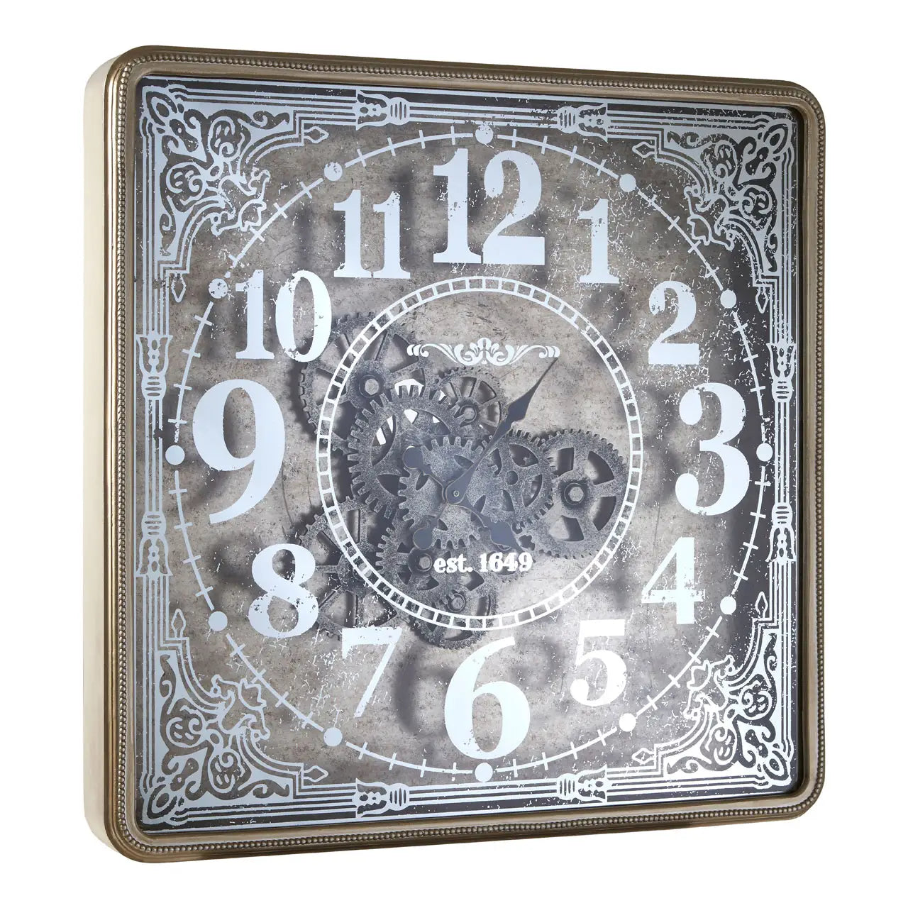 aRmanica GLADSTONE GOLD WALL CLOCK