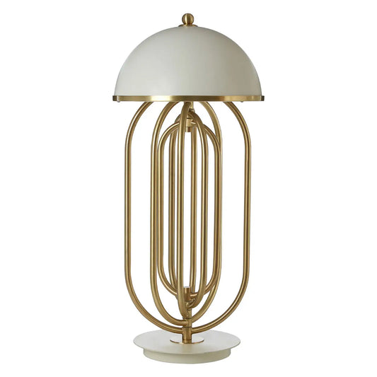 aRmanica METRO TABLE LAMP WITH WHITE SHADE