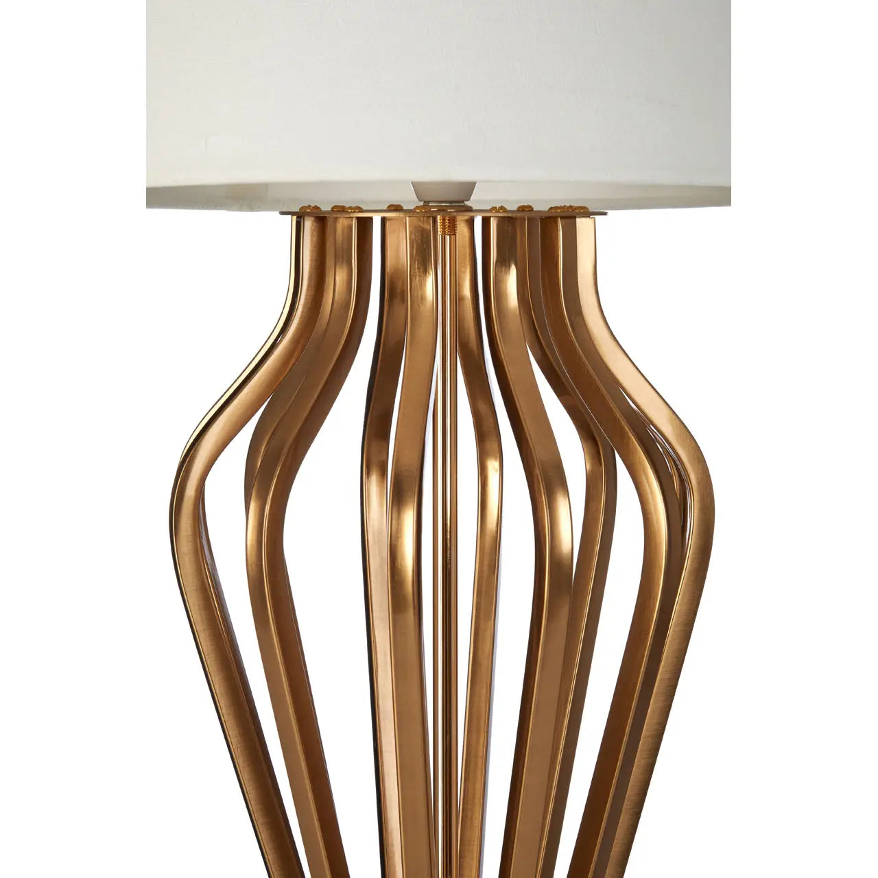 aRmanica SADA GOLD AND BLACK ANGULAR TABLE LAMP