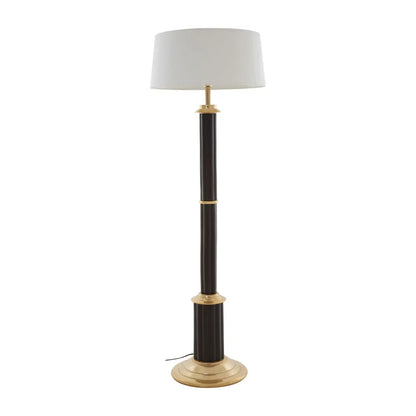 aRmanica LACEY BLACK & GOLD FLOOR LAMP