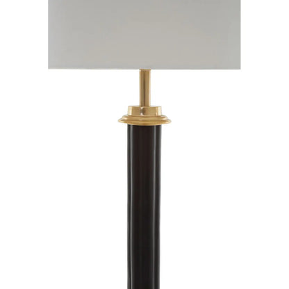 aRmanica LACEY BLACK & GOLD FLOOR LAMP