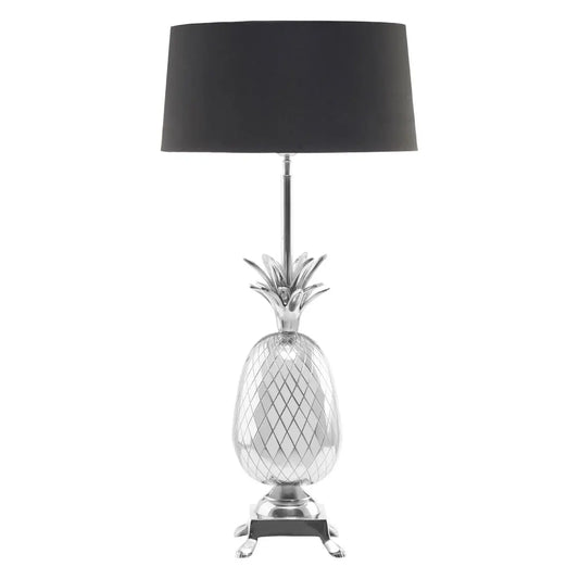 aRmanica BAHAMA NICKEL FINISH PINEAPPLE TABLE LAMP