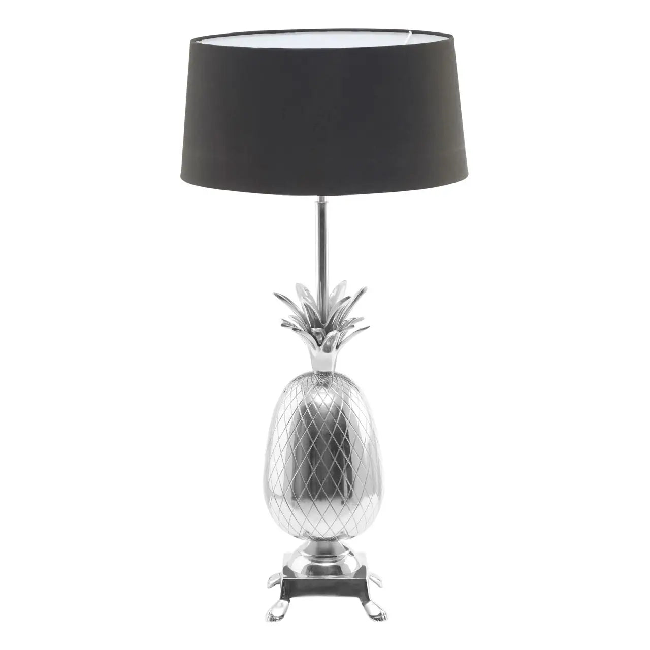 aRmanica BAHAMA NICKEL FINISH PINEAPPLE TABLE LAMP