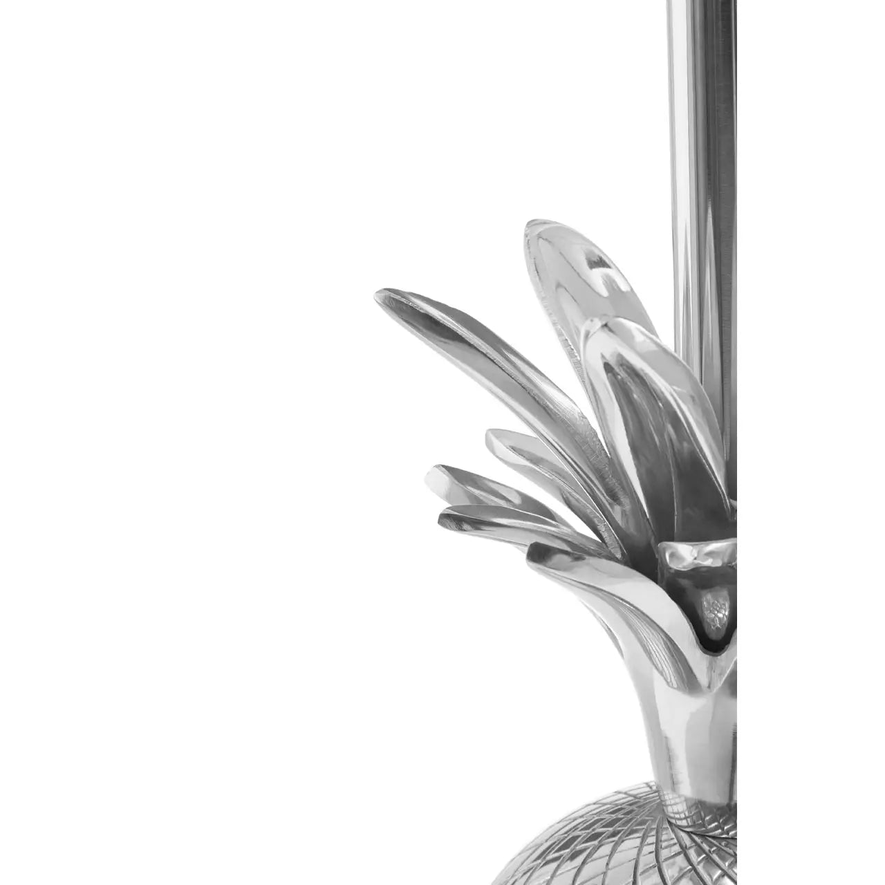 aRmanica BAHAMA NICKEL FINISH PINEAPPLE TABLE LAMP